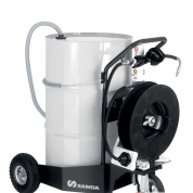 Мобильный маслораздатчик для бочек 205 литров с катушкой